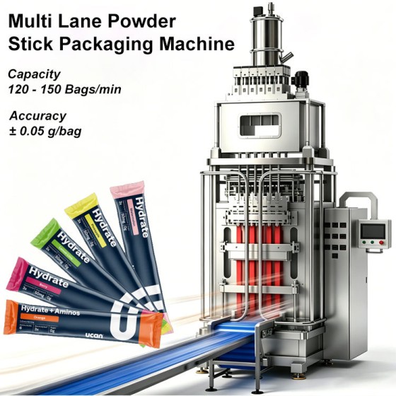 Automatic Energy Drink Powder Hydration Powder Stick Packing Machine