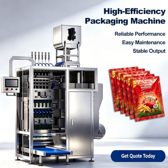 Automatic Ketchup Small Sachet Packing Machine
